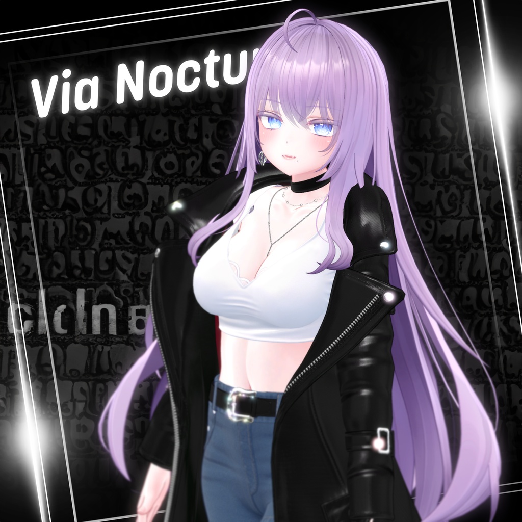 『8アバター対応』【3D衣装モデル】Via Nocturna
