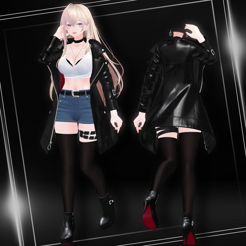 『8アバター対応』【3D衣装モデル】Via Nocturna