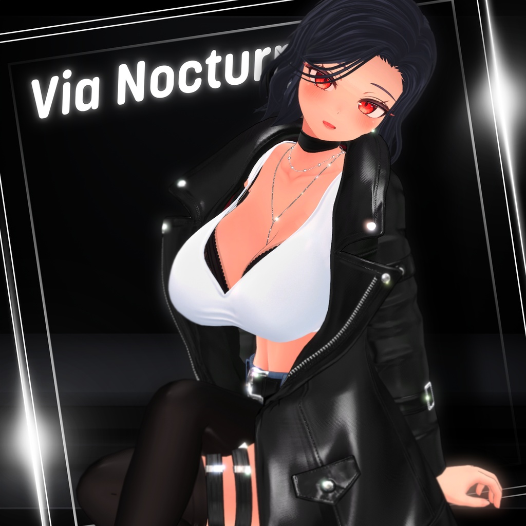 『8アバター対応』【3D衣装モデル】Via Nocturna