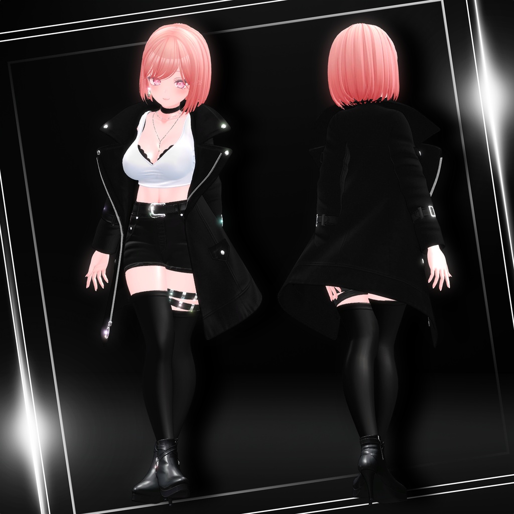 『8アバター対応』【3D衣装モデル】Via Nocturna