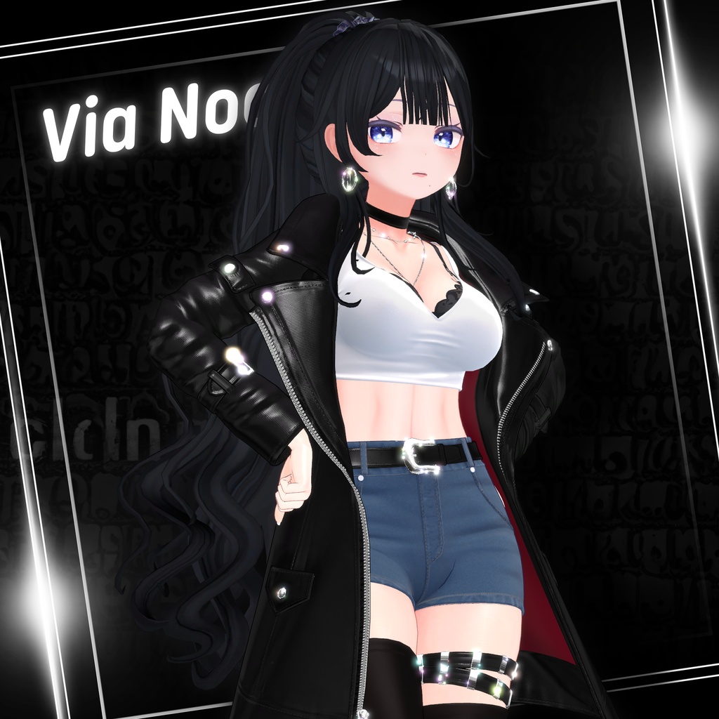 『8アバター対応』【3D衣装モデル】Via Nocturna