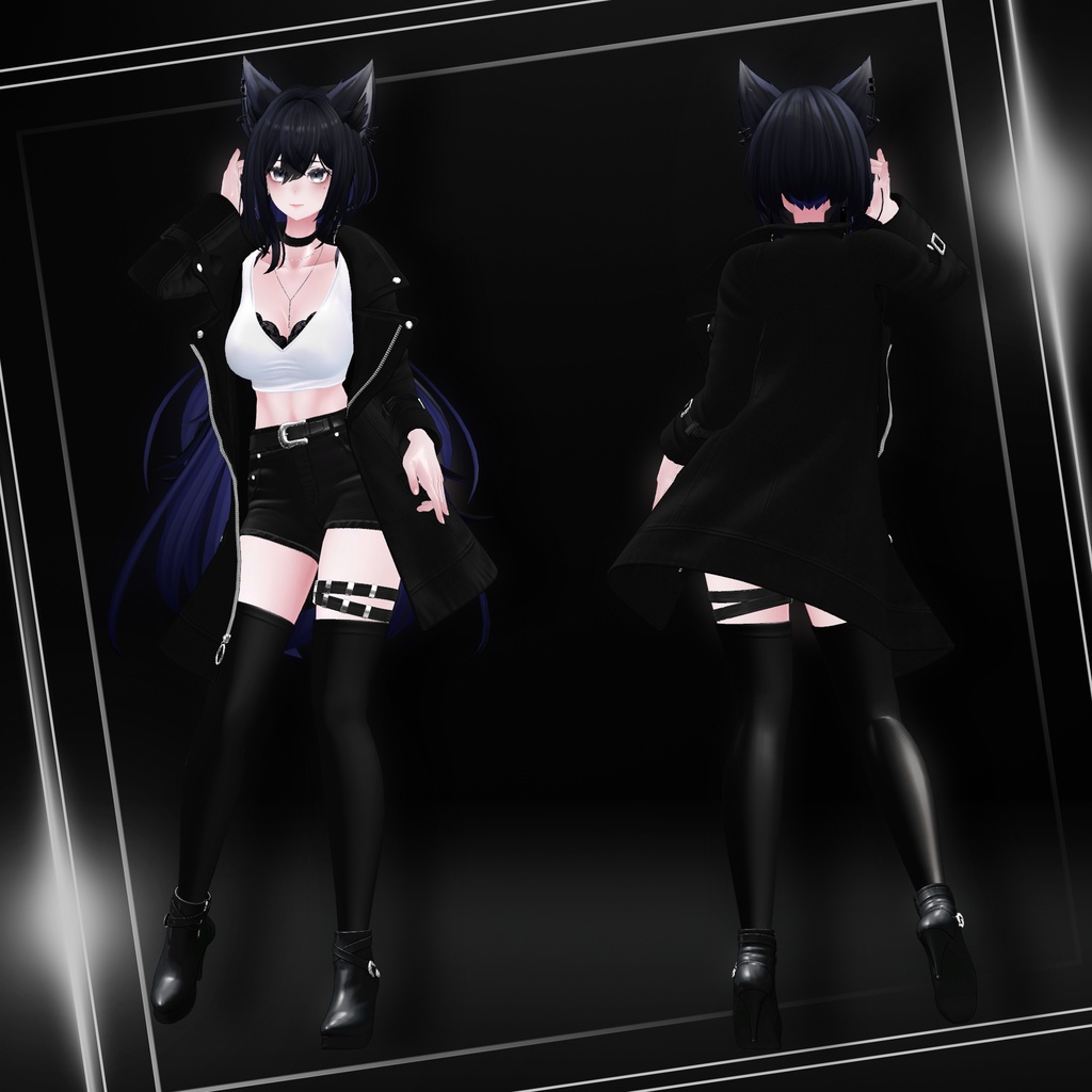 『8アバター対応』【3D衣装モデル】Via Nocturna