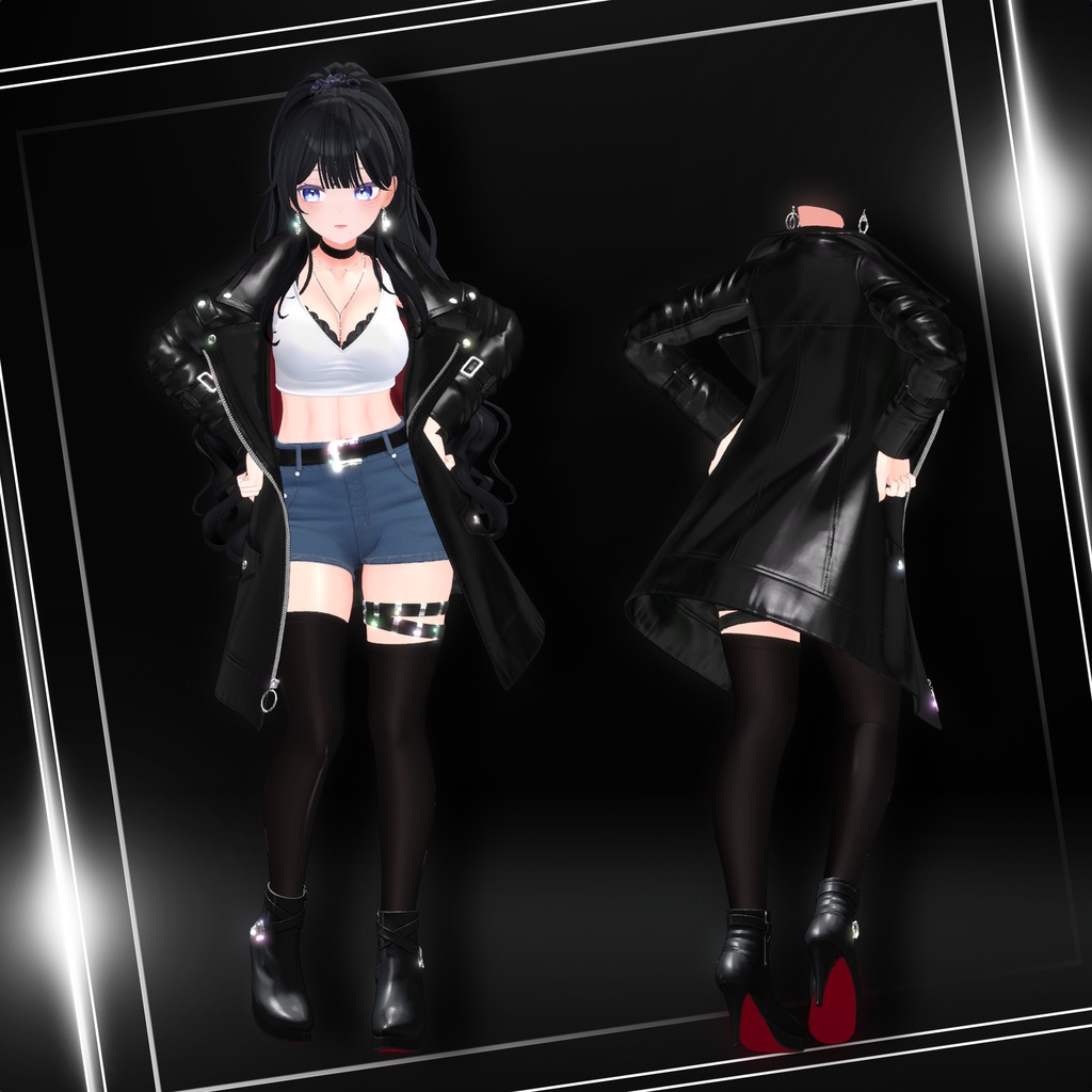 『8アバター対応』【3D衣装モデル】Via Nocturna