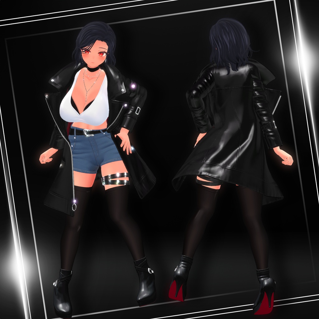 『8アバター対応』【3D衣装モデル】Via Nocturna