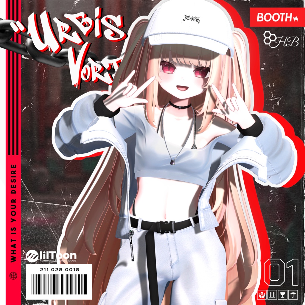 『13アバター対応』【3D衣装モデル】UrbisVortex