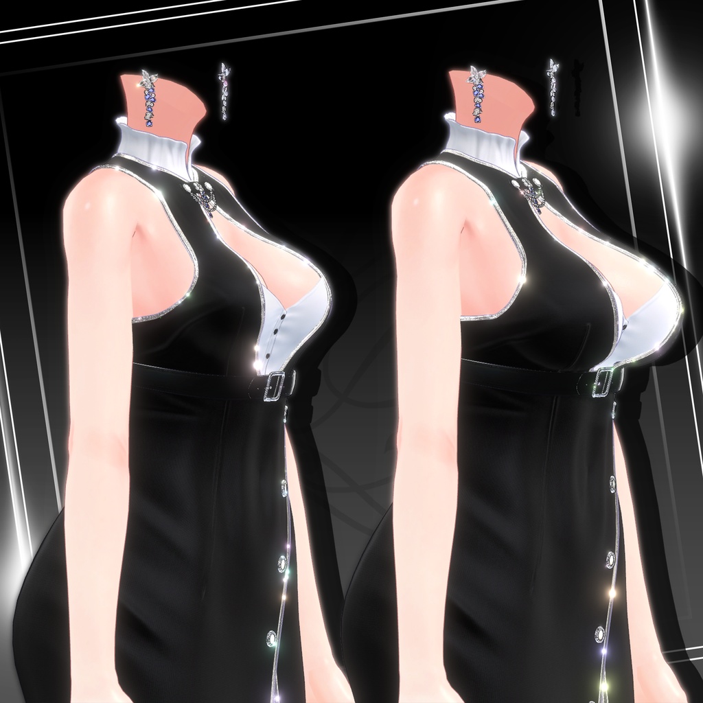 『12アバター対応』【3D衣装モデル】chill_charm