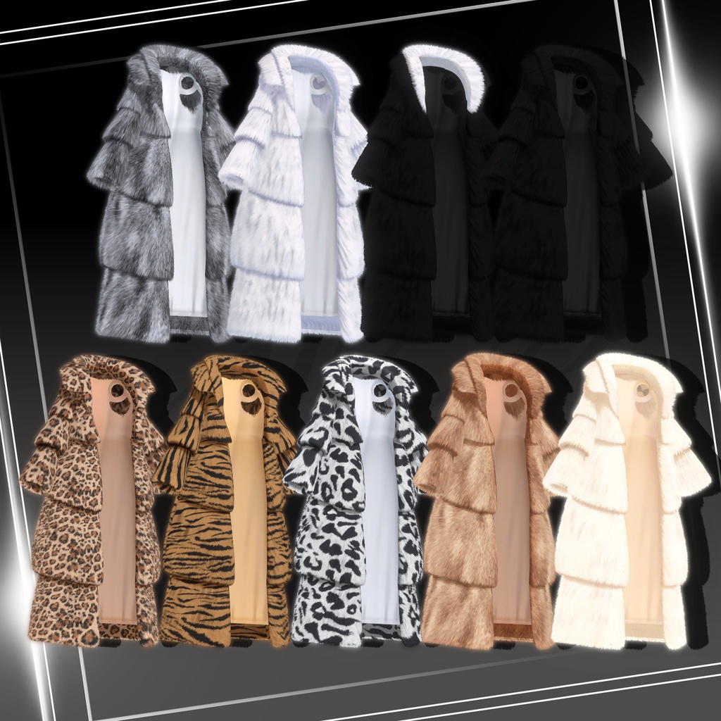 『12アバター対応』【3D衣装モデル】chill_charm