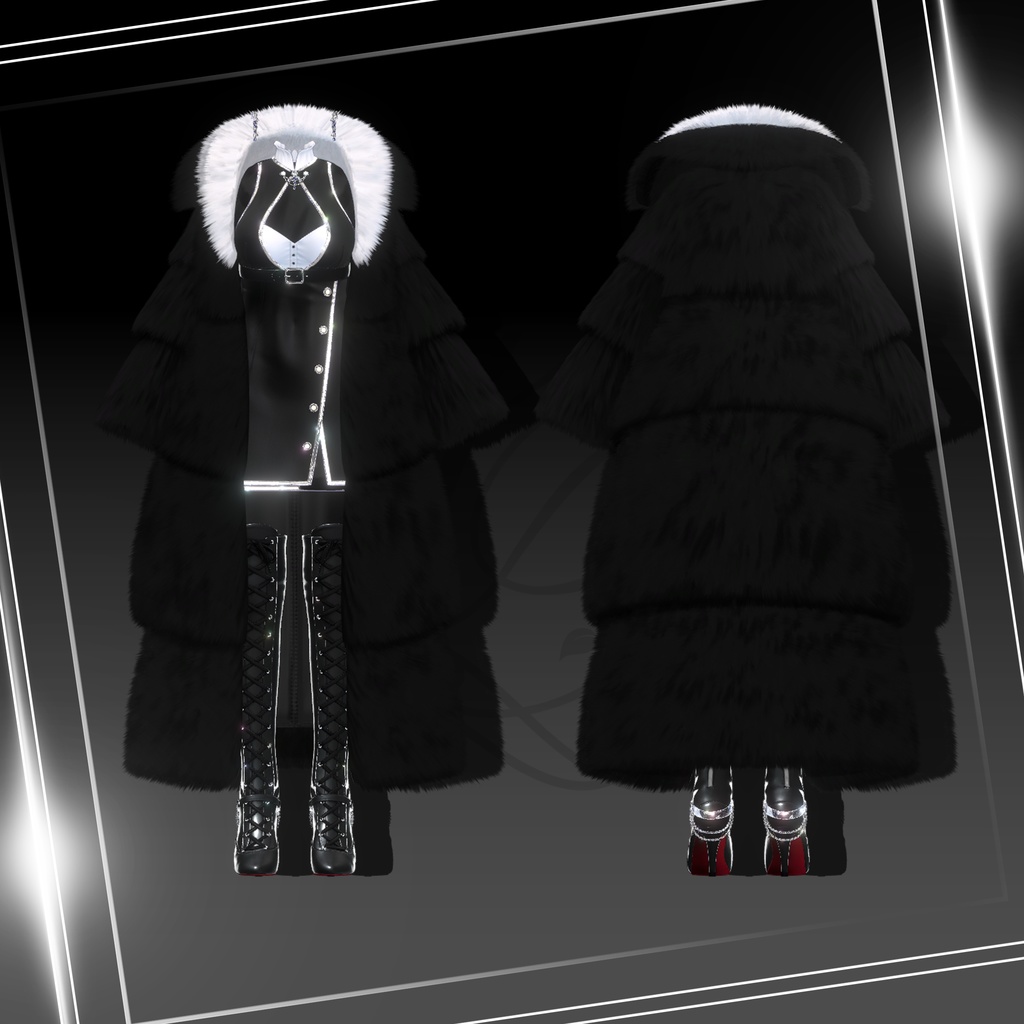 『12アバター対応』【3D衣装モデル】chill_charm