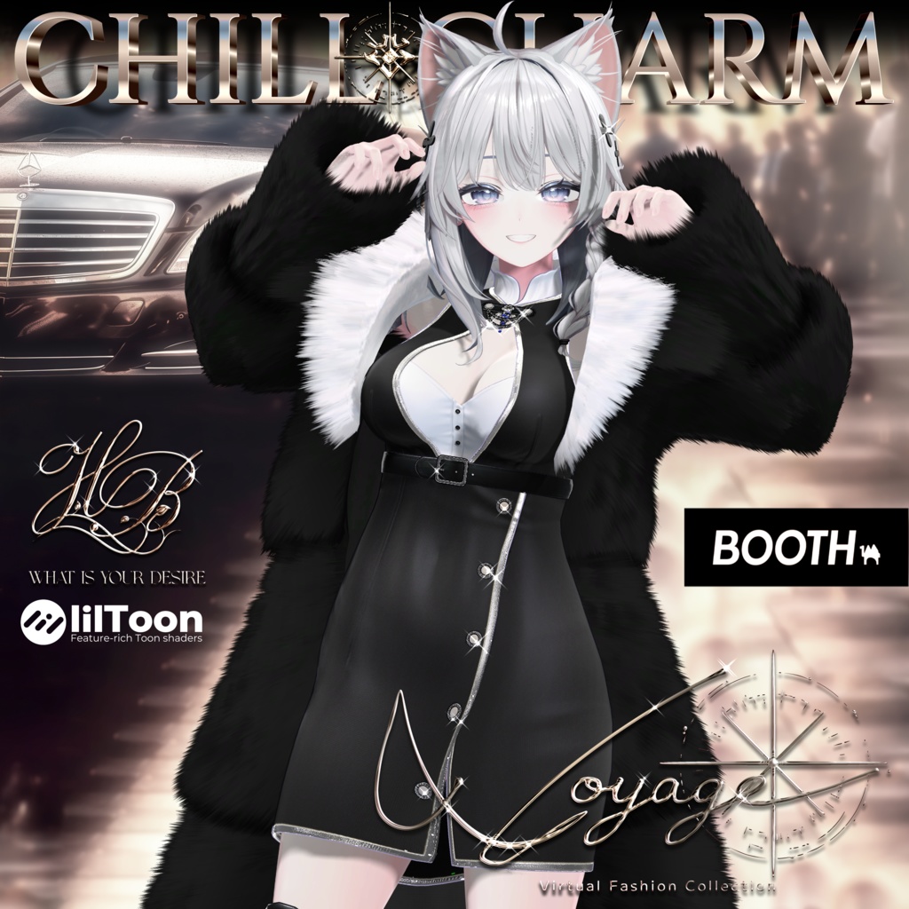 『12アバター対応』【3D衣装モデル】chill_charm