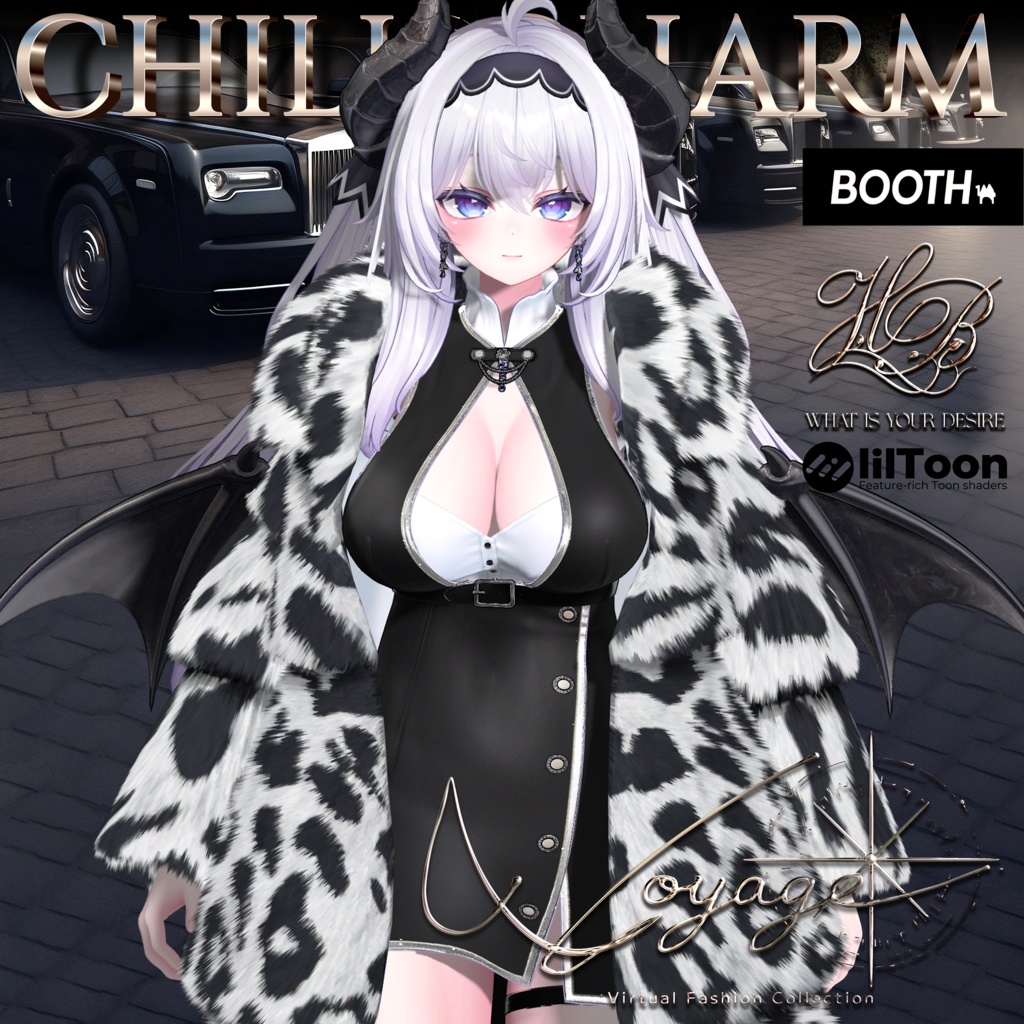 『12アバター対応』【3D衣装モデル】chill_charm