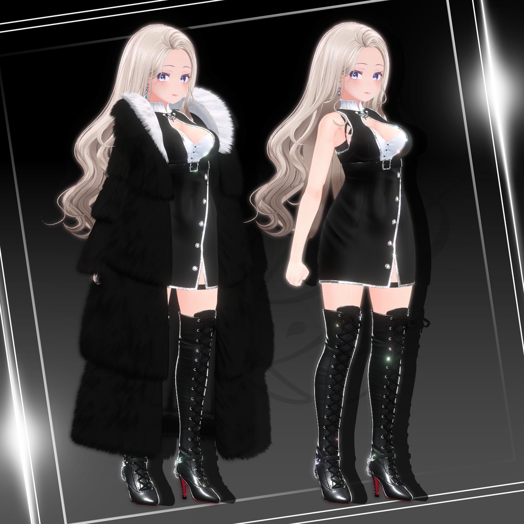 『12アバター対応』【3D衣装モデル】chill_charm