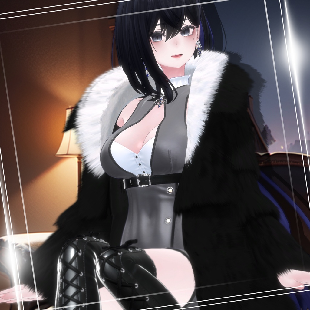 『12アバター対応』【3D衣装モデル】chill_charm