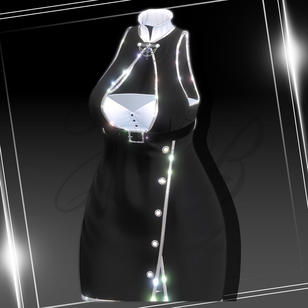 『12アバター対応』【3D衣装モデル】chill_charm