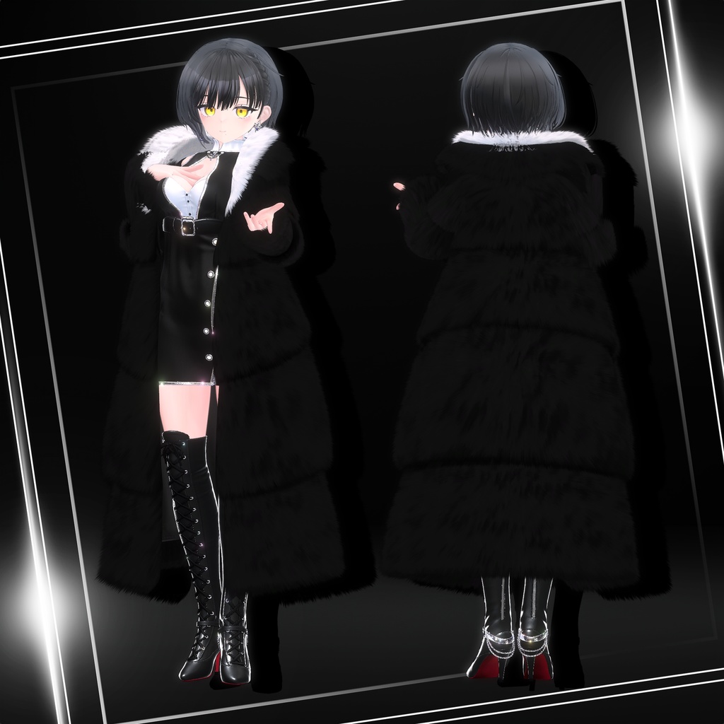 『12アバター対応』【3D衣装モデル】chill_charm