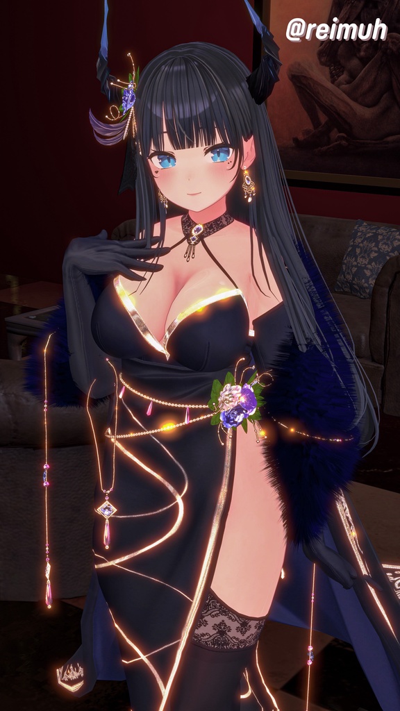 『8アバター対応』【3D衣装モデル】gala_glam