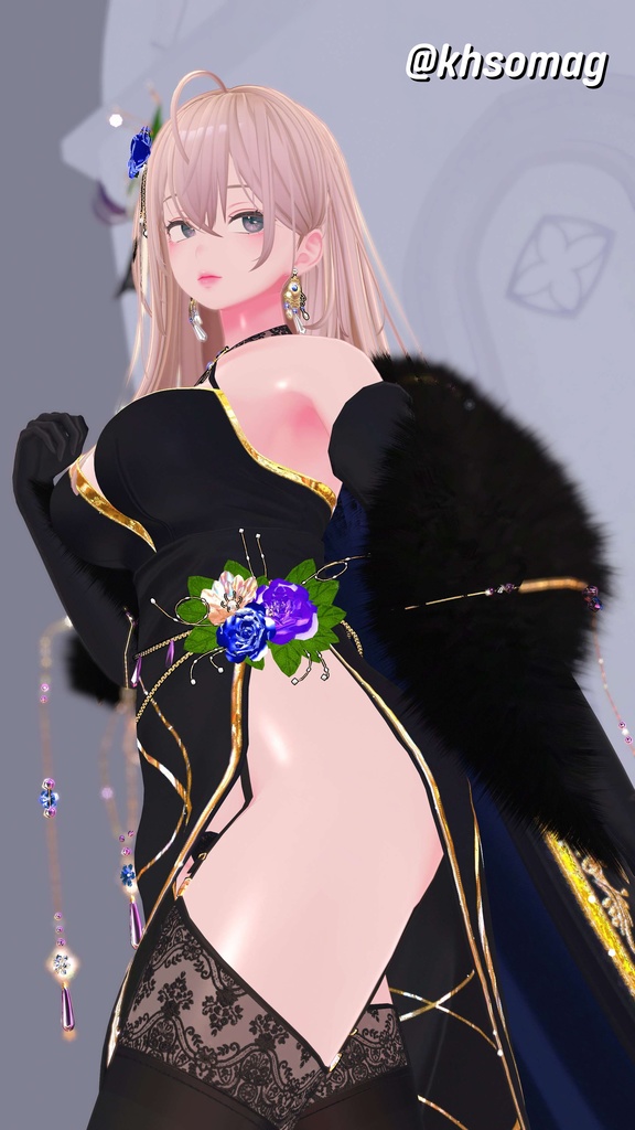 『8アバター対応』【3D衣装モデル】gala_glam