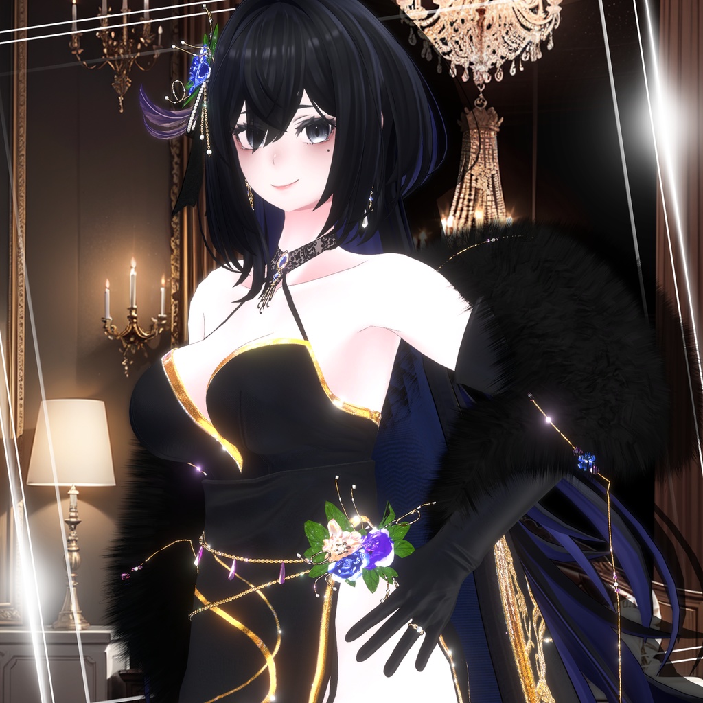 『8アバター対応』【3D衣装モデル】gala_glam