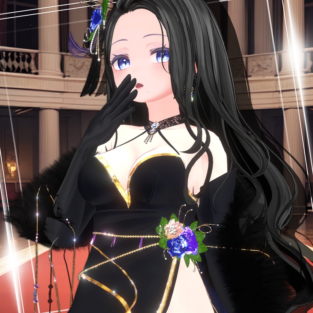 『8アバター対応』【3D衣装モデル】gala_glam