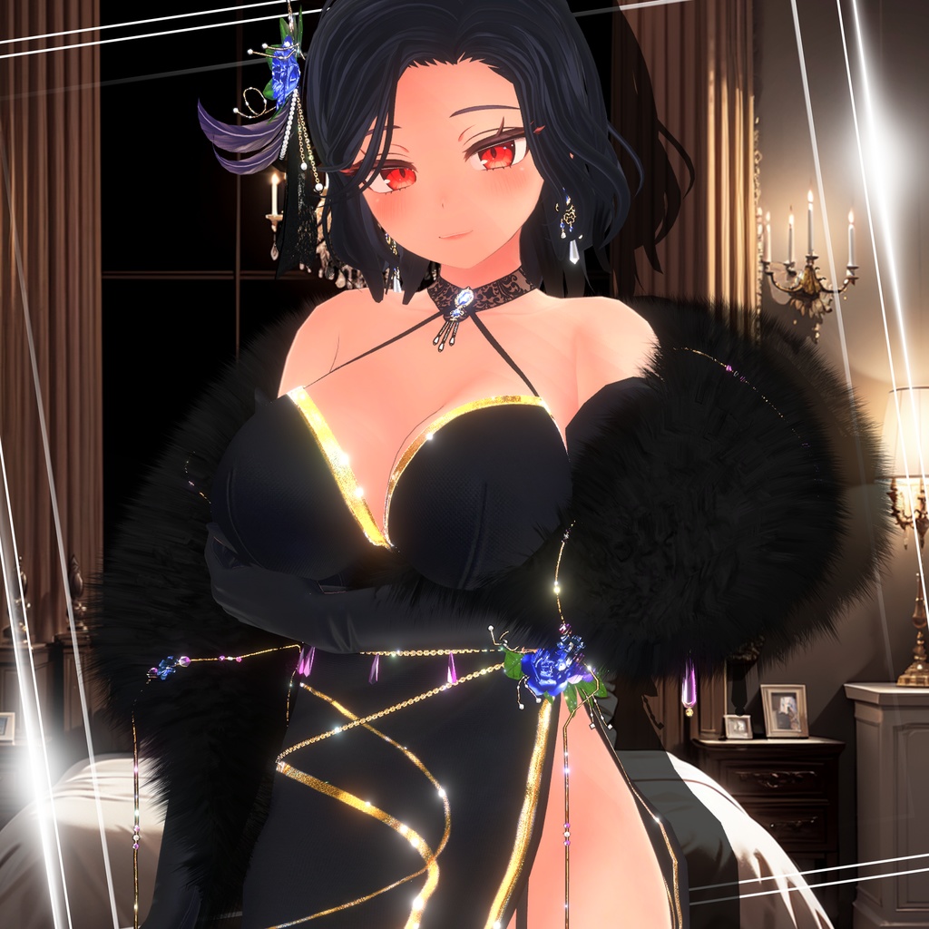 『8アバター対応』【3D衣装モデル】gala_glam