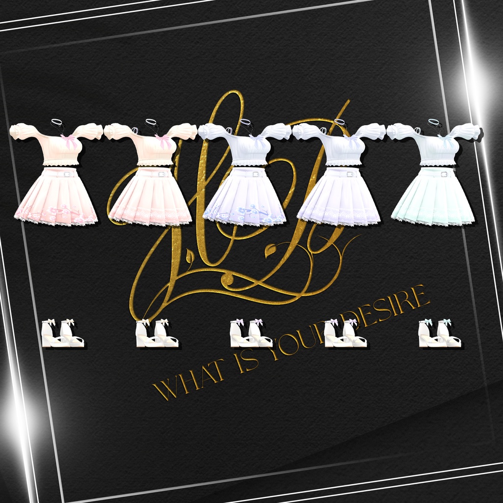 『12アバター対応』【3D衣装モデル】Florentia