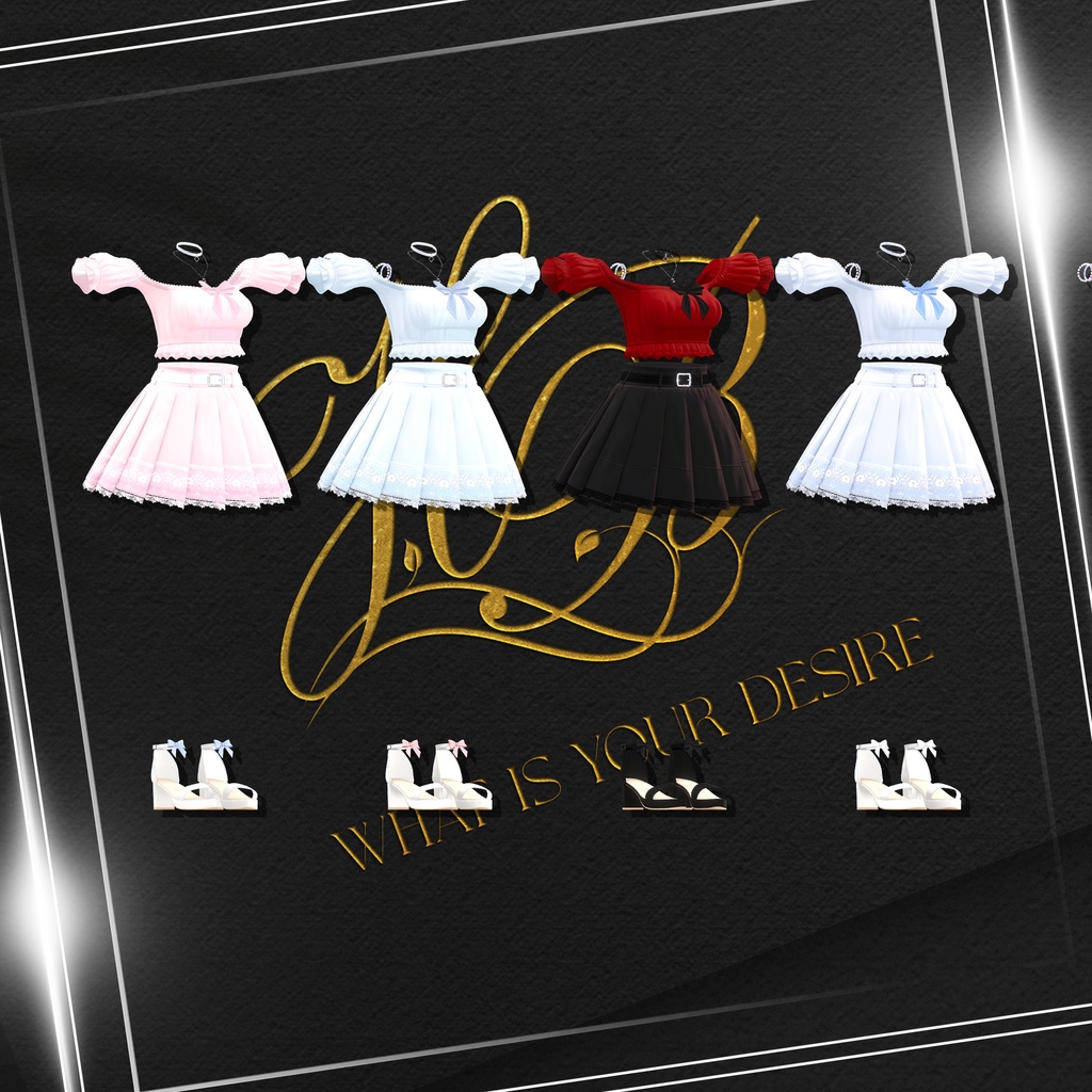 『12アバター対応』【3D衣装モデル】Florentia