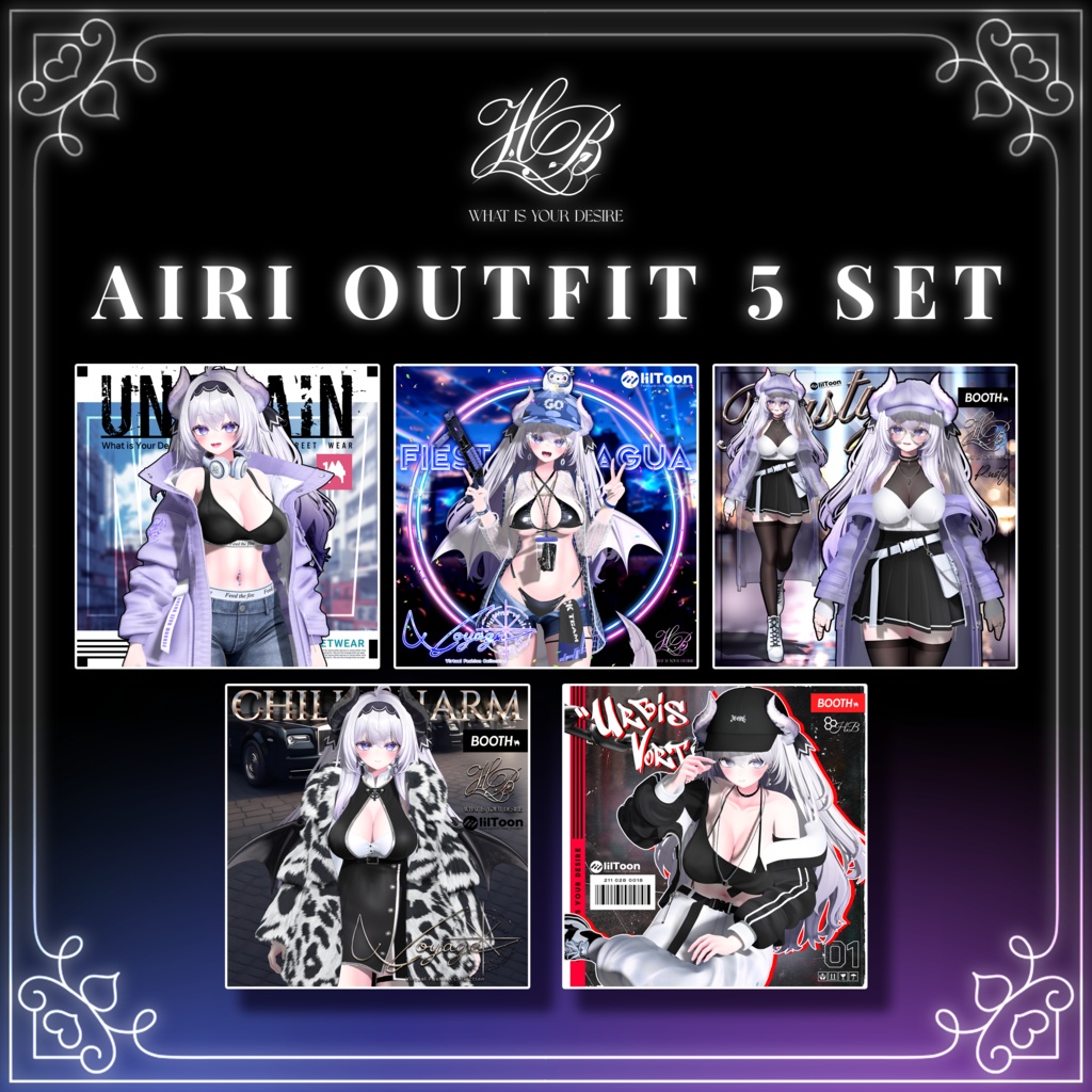 ✨30%セール中✨『愛莉-airi-対応』outfit 5set