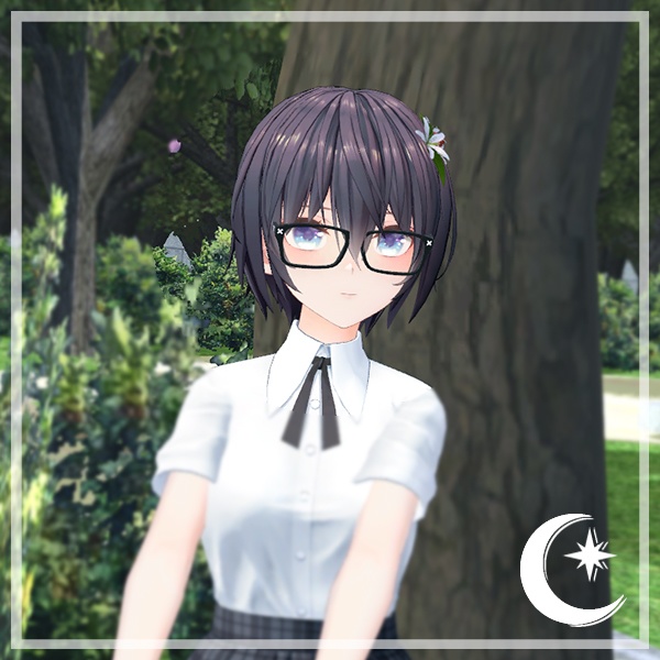 [MIKAZUKI] Horn-Rimmed Glasses (黒縁の眼鏡)