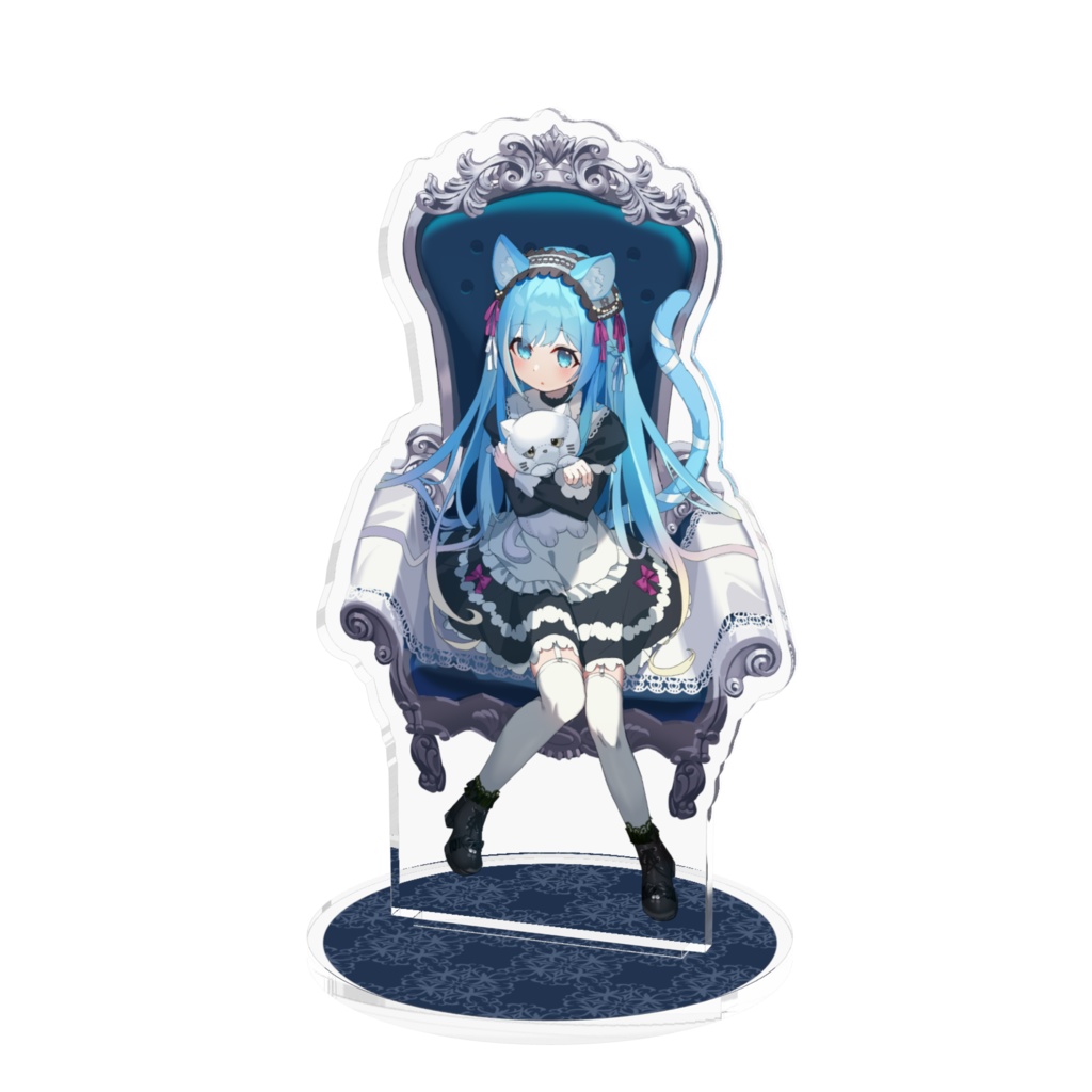 空猫くるみ🌈🐾ゴシックメイドアクリルフィギュア