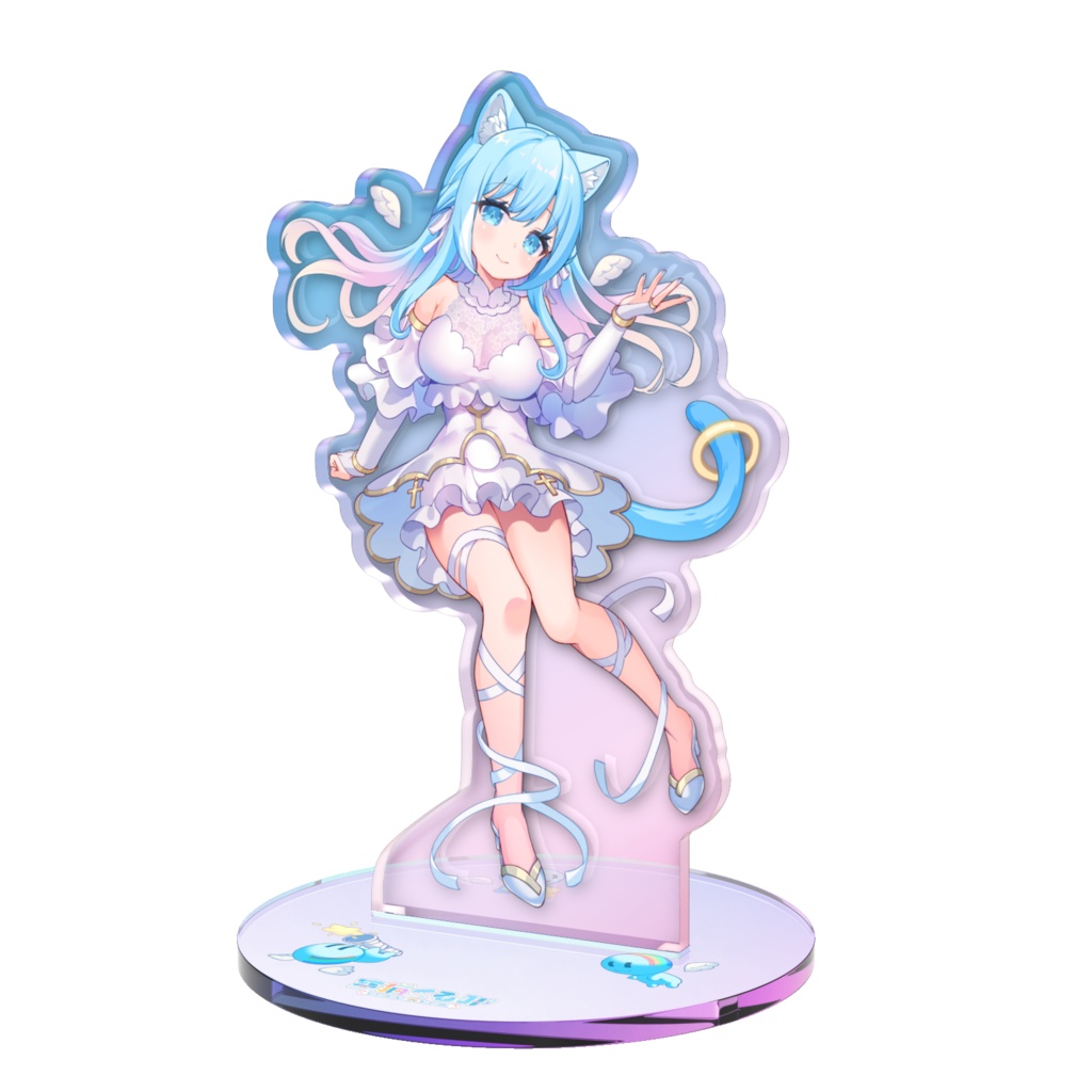 子猫天使キービジュアルオーロラアクリルフィギュア