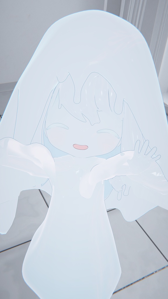 WhiteSlimeChan/オリジナル3Dモデル