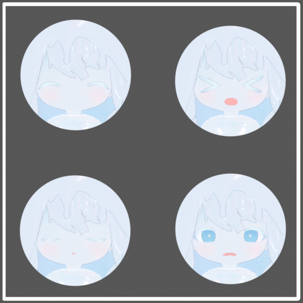 WhiteSlimeChan/オリジナル3Dモデル