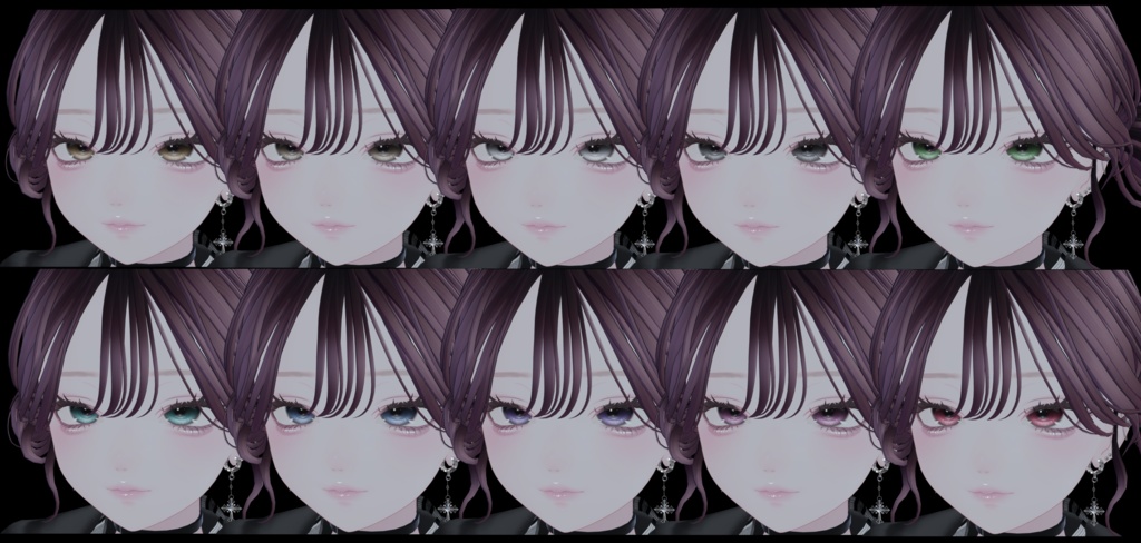 【Lumina_ルミナ】Eyetexture&FaceBlendShape&FaceAnimation