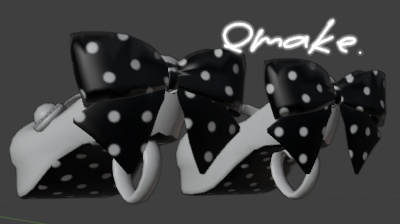 🎀RibonShoes🎀調整用シェイプキーでセミアバター対応🩰