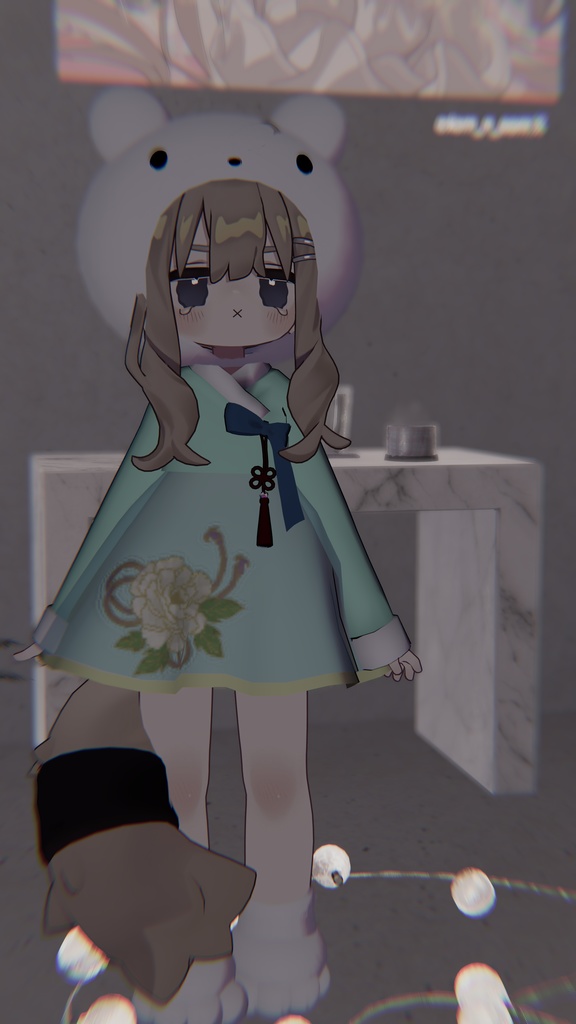 しろくまHanbok(・(ェ)・)