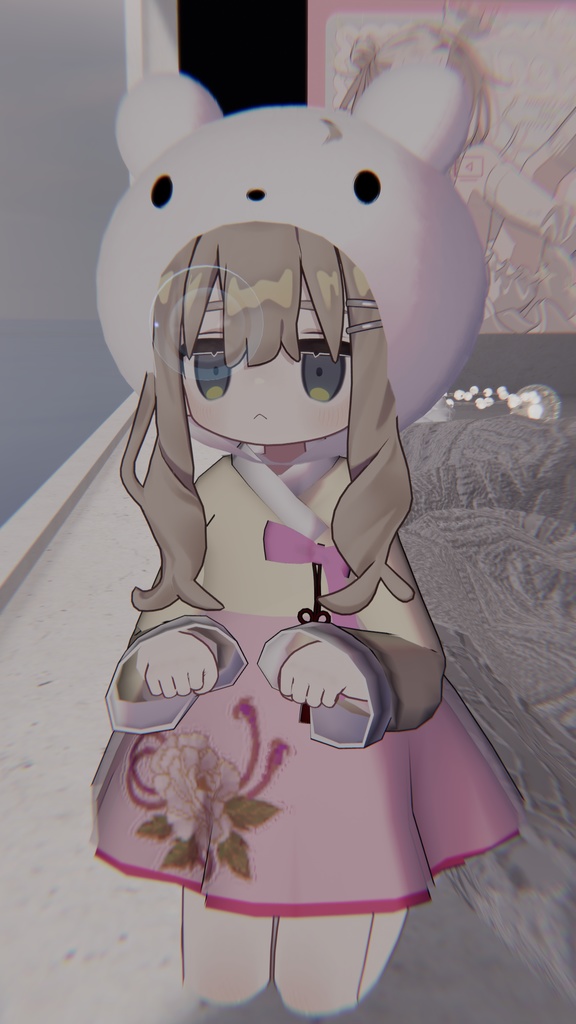 しろくまHanbok(・(ェ)・)