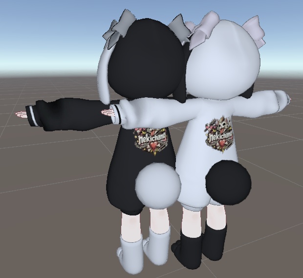 【まめふれんず】lop ear Hoodie