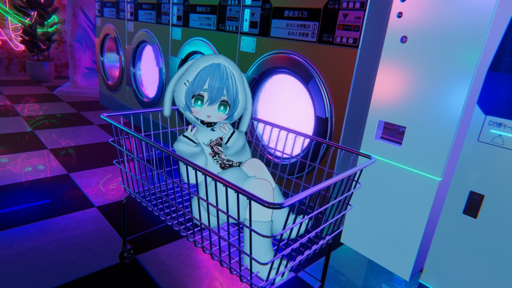 【まめふれんず】lop ear Hoodie