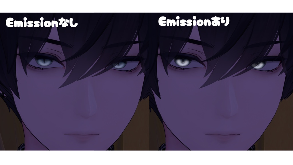 1週間sale🌟【Baku_獏】Eyetexture&FaceBlendShape&FaceAnimation