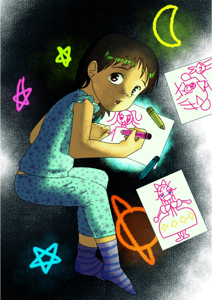 私だけの宇宙 アクリルブロック