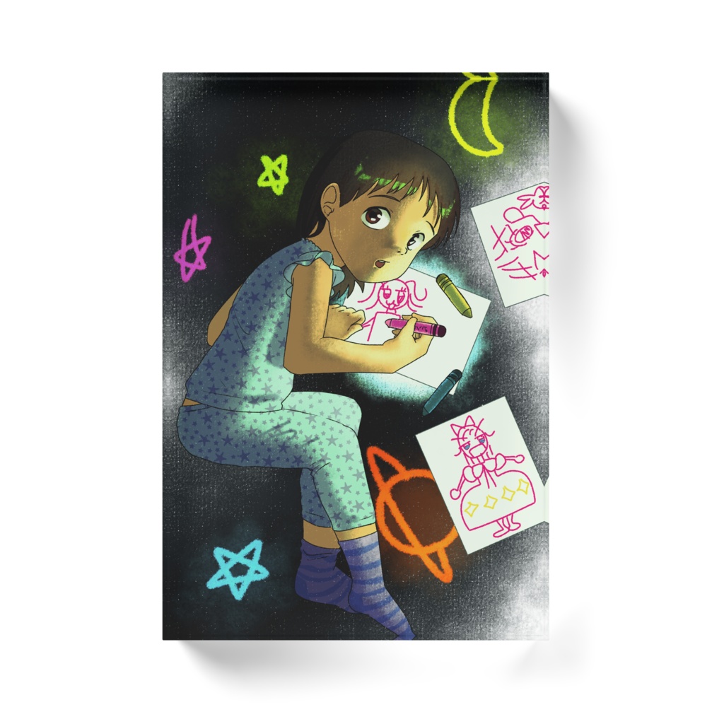 私だけの宇宙 アクリルブロック