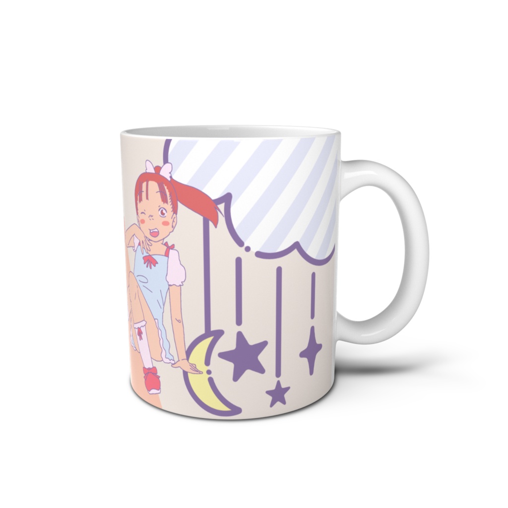 汚い口で飲むマグカップ