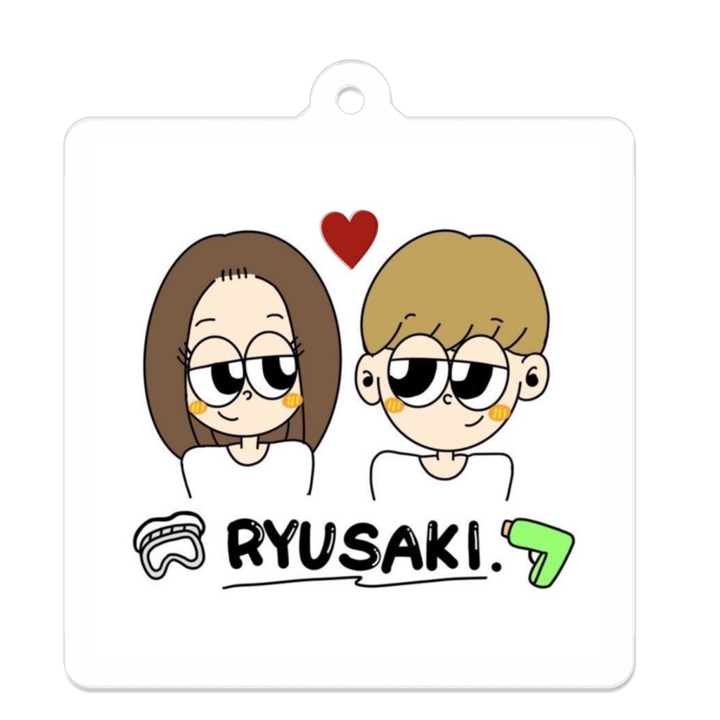 アクリルキーホルダー - 50 x 50 (mm)