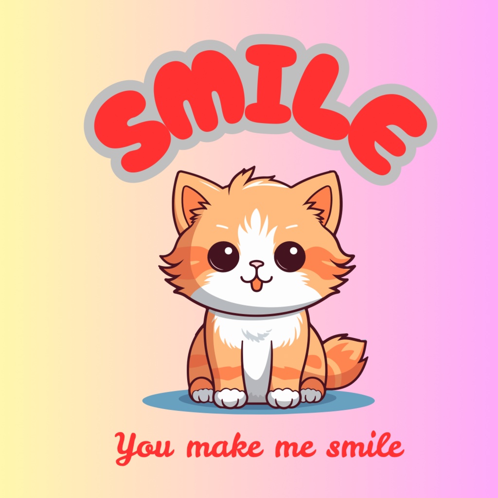 Fuwafuwa Cat Stickers 50 PNG set