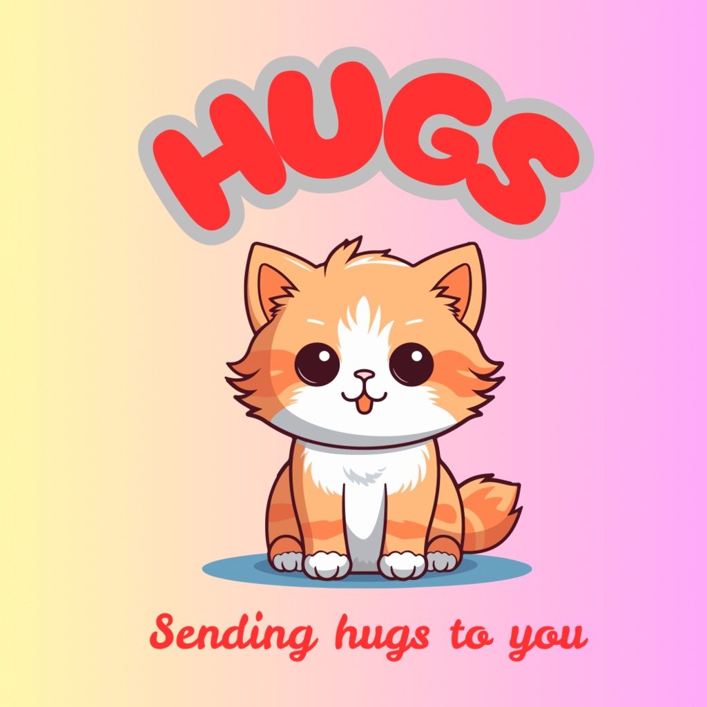 Fuwafuwa Cat Stickers 50 PNG set