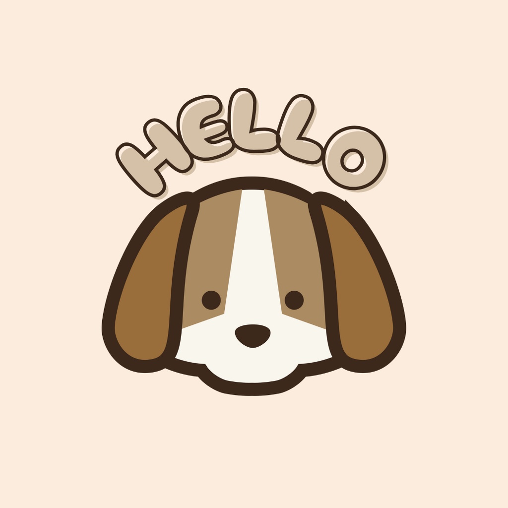  Puppy Talk！10PNG set