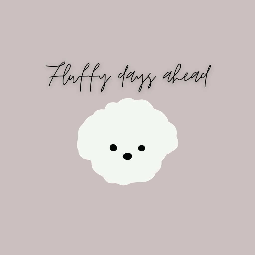 Fluffy White Pup's Everyday Moments – Sticker Set (10 PNGs)