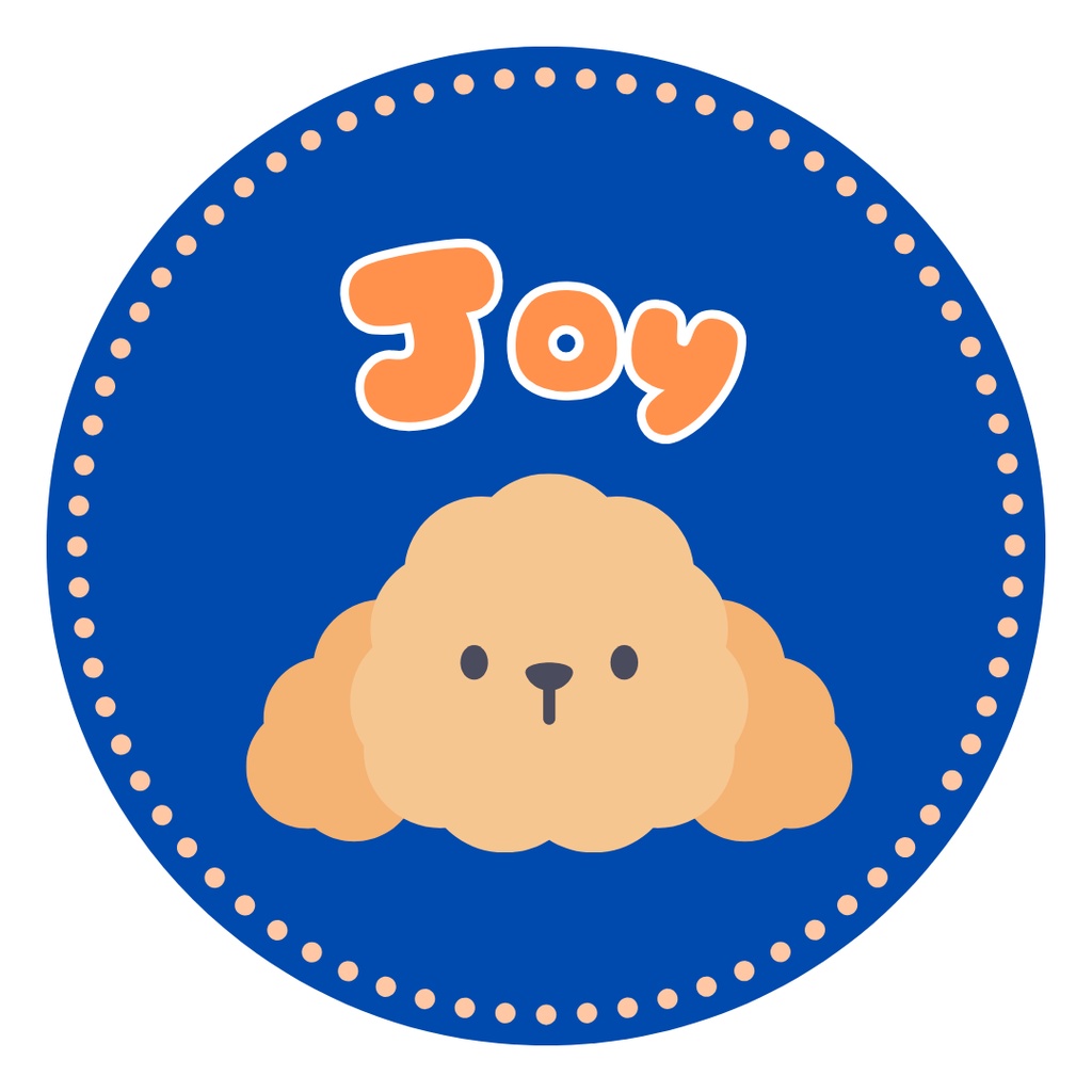 Positive Words × Fluffy Dog – Sticker Set (10 PNGs)