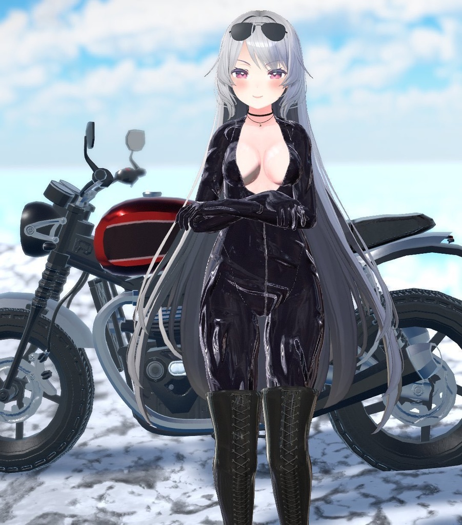 【桔梗(kikyo)専用】ラバースーツテクスチャ/kikyo RubberSuit texture