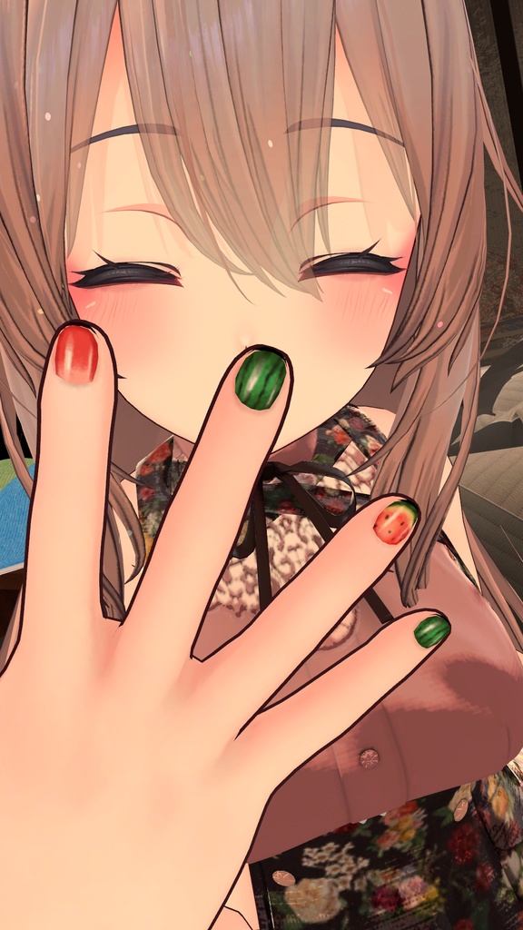 【桔梗(kikyo)専用】ネイルテクスチャ/Nail texture