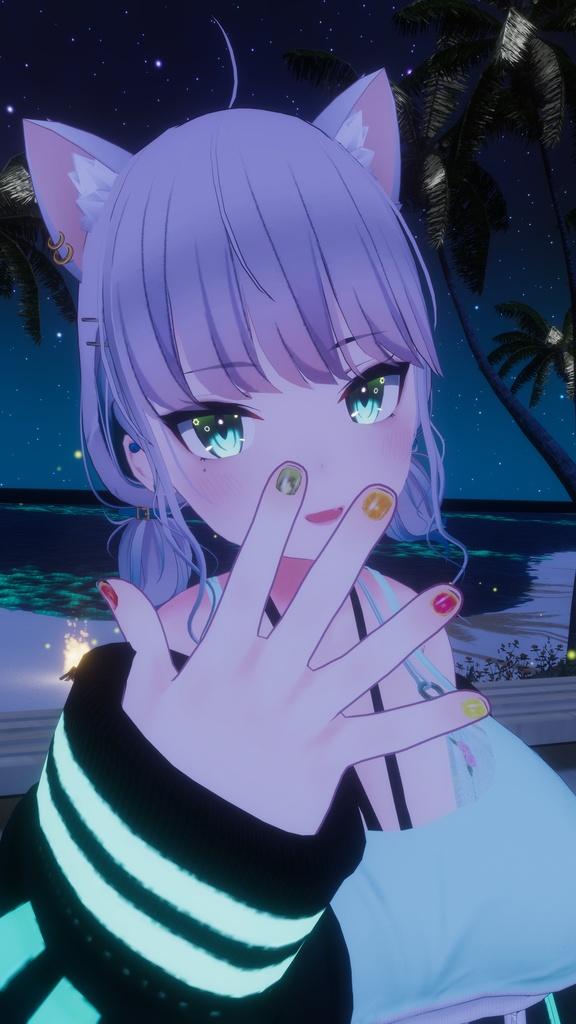 【桔梗(kikyo)専用】ネイルテクスチャ/Nail texture